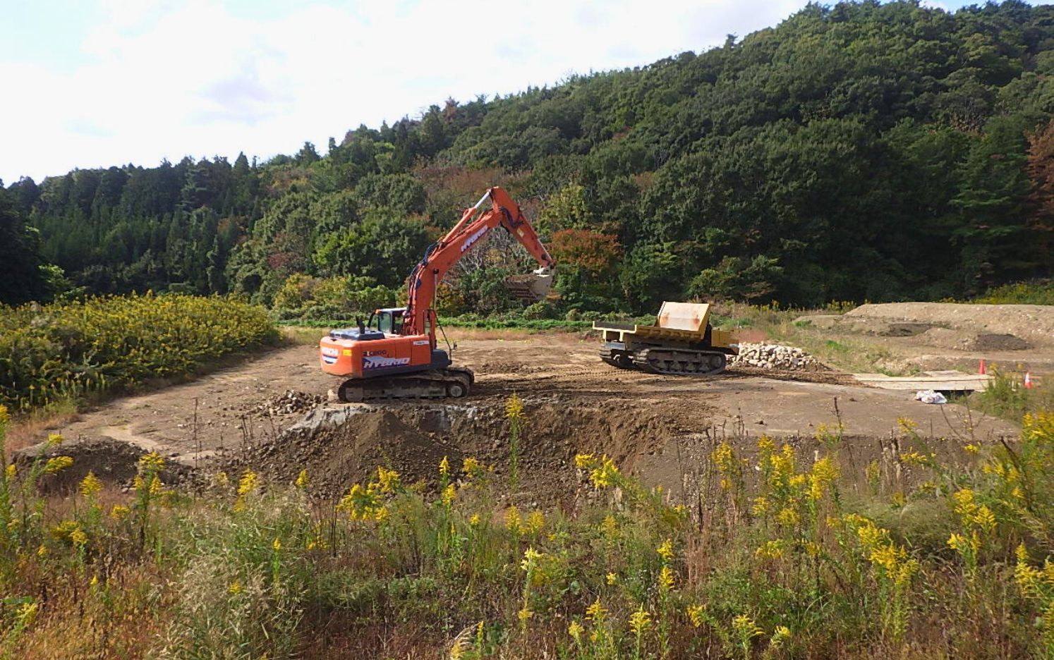 ハイブリッド式重機 新潟県エコ事業所表彰制度ページはこちら