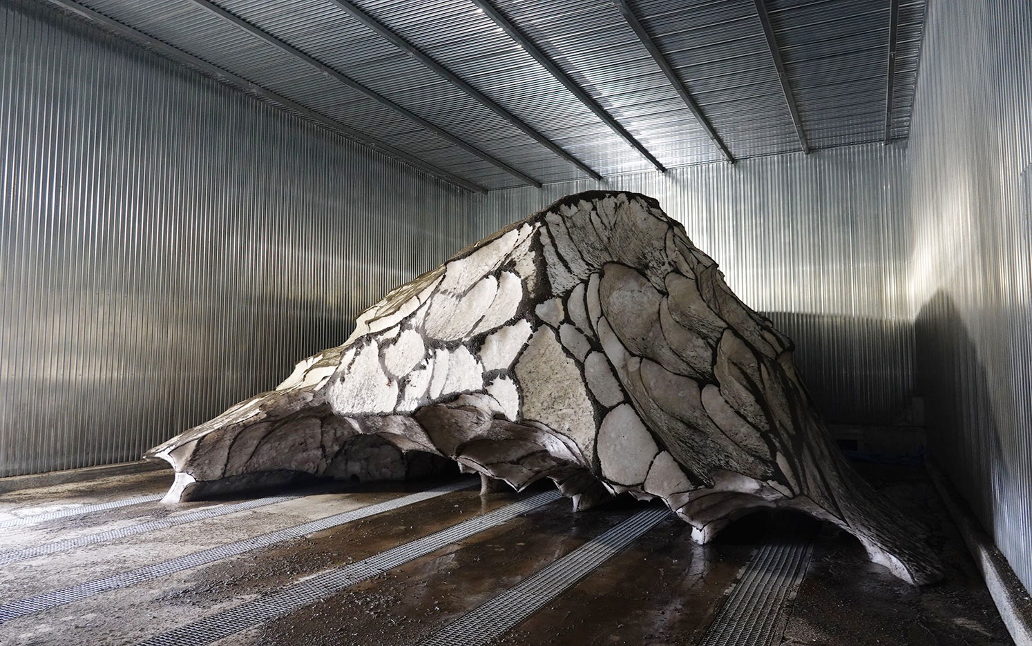 貯雪室の様子（2025年12月）※毎年1月に雪入れを実施